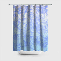 Шторка для душа В инее, цвет: 3D-принт
