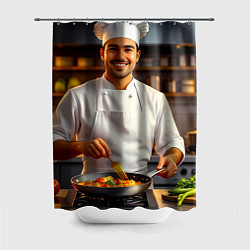 Шторка для ванной Шеф-повар в деле