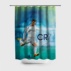 Шторка для душа CR Ronaldo, цвет: 3D-принт