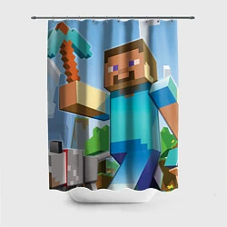Шторка для ванной Minecraft World