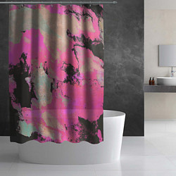 Шторка для душа Краска, цвет: 3D-принт — фото 2