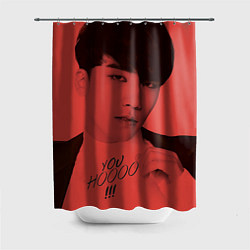 Шторка для душа Big bang: You Hoooo, цвет: 3D-принт