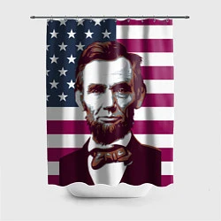 Шторка для ванной Авраам Линкольн