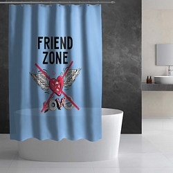 Шторка для душа Friendzone, цвет: 3D-принт — фото 2