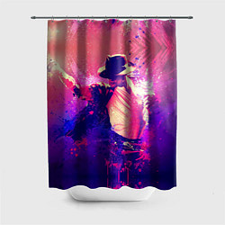 Шторка для душа Michael Jackson: Moon, цвет: 3D-принт