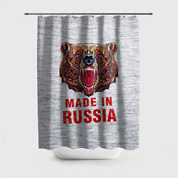 Шторка для ванной Bear: Made in Russia