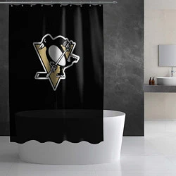 Шторка для душа Pittsburgh Penguins: Crosby, цвет: 3D-принт — фото 2