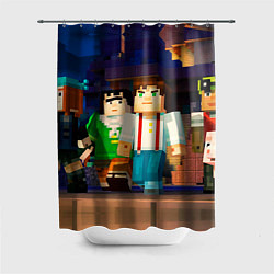 Шторка для душа Minecraft Men's, цвет: 3D-принт