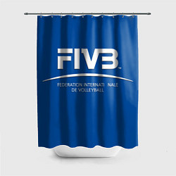 Шторка для душа Волейбол FIVB, цвет: 3D-принт