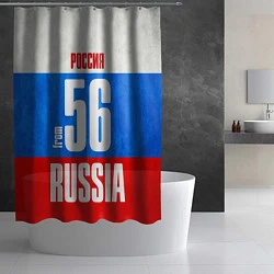 Шторка для душа Russia: from 56, цвет: 3D-принт — фото 2
