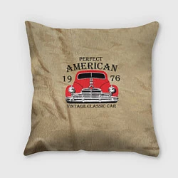 Подушка квадратная American retro auto