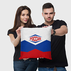 Подушка квадратная Россия 2016, цвет: 3D-принт — фото 2