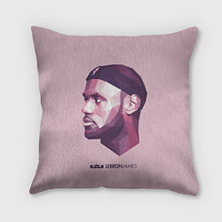 Подушка квадратная LeBron James: Poly Violet