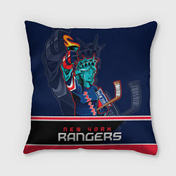 Подушка квадратная New York Rangers