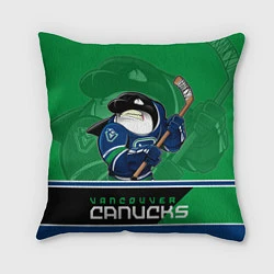 Подушка квадратная Vancouver Canucks