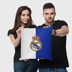 Подушка квадратная Real Madrid, цвет: 3D-принт — фото 2