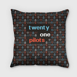 Подушка квадратная Twenty One Pilots