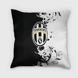Подушка квадратная Juventus4, цвет: 3D-принт