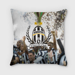 Подушка квадратная Juventus5, цвет: 3D-принт