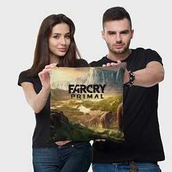 Подушка квадратная Far Cry: Primal, цвет: 3D-принт — фото 2