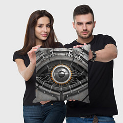 Подушка квадратная Android eye, цвет: 3D-принт — фото 2