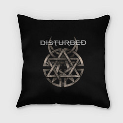 Подушка квадратная Disturbed Logo