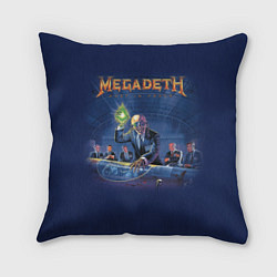 Подушка квадратная Megadeth: Rust In Peace