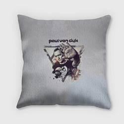Подушка квадратная Paul Van Dyk