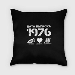 Подушка квадратная Дата выпуска 1976, цвет: 3D-принт