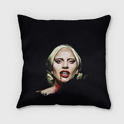 Подушка квадратная Леди Гага, цвет: 3D-принт
