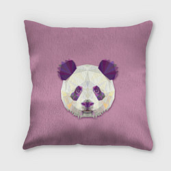 Подушка квадратная Геометрическая панда, цвет: 3D-принт