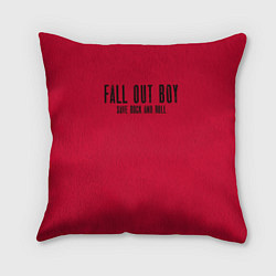 Подушка квадратная Fall out boy: Save Rock