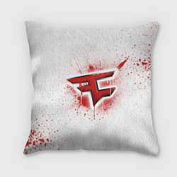 Подушка квадратная FaZe Clan: White collection