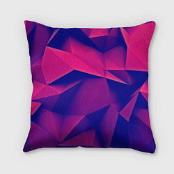 Подушка квадратная Violet polygon