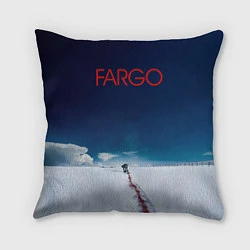 Подушка квадратная Fargo, цвет: 3D-принт