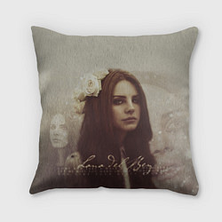 Подушка квадратная Lana Del Rey: Flower, цвет: 3D-принт