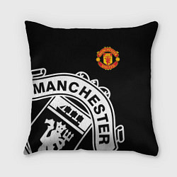 Подушка квадратная Man United: Black Collection