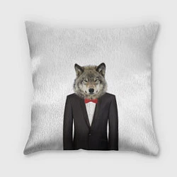 Подушка квадратная Мистер волк