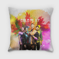 Подушка квадратная Coldplay