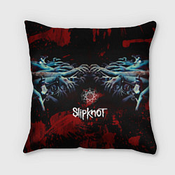 Подушка квадратная Slipknot руки зомби