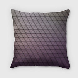 Подушка квадратная Кольчуга из треугольников, цвет: 3D-принт