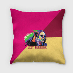 Подушка квадратная Ozzy Osbourne, цвет: 3D-принт