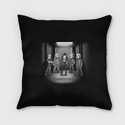 Подушка квадратная Evanescence Band, цвет: 3D-принт