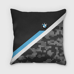 Подушка квадратная BMW: Pixel Military