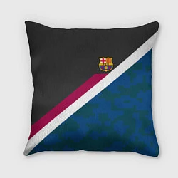 Подушка квадратная FC Barcelona: Sport Camo