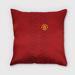 Подушка квадратная Manchester United: Red Lines