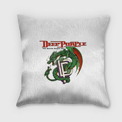 Подушка квадратная Deep Purple: Green Gragon, цвет: 3D-принт