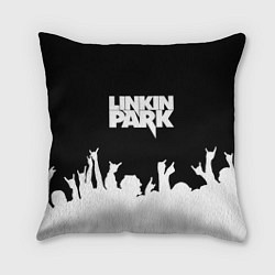 Подушка квадратная Linkin Park: Black Rock, цвет: 3D-принт