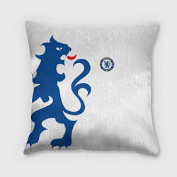 Подушка квадратная FC Chelsea: White Lion