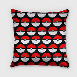 Подушка квадратная Pokeball Pattern